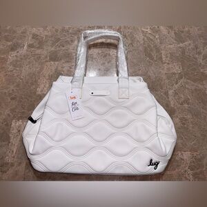 Lug White Vegan Leather Tempo